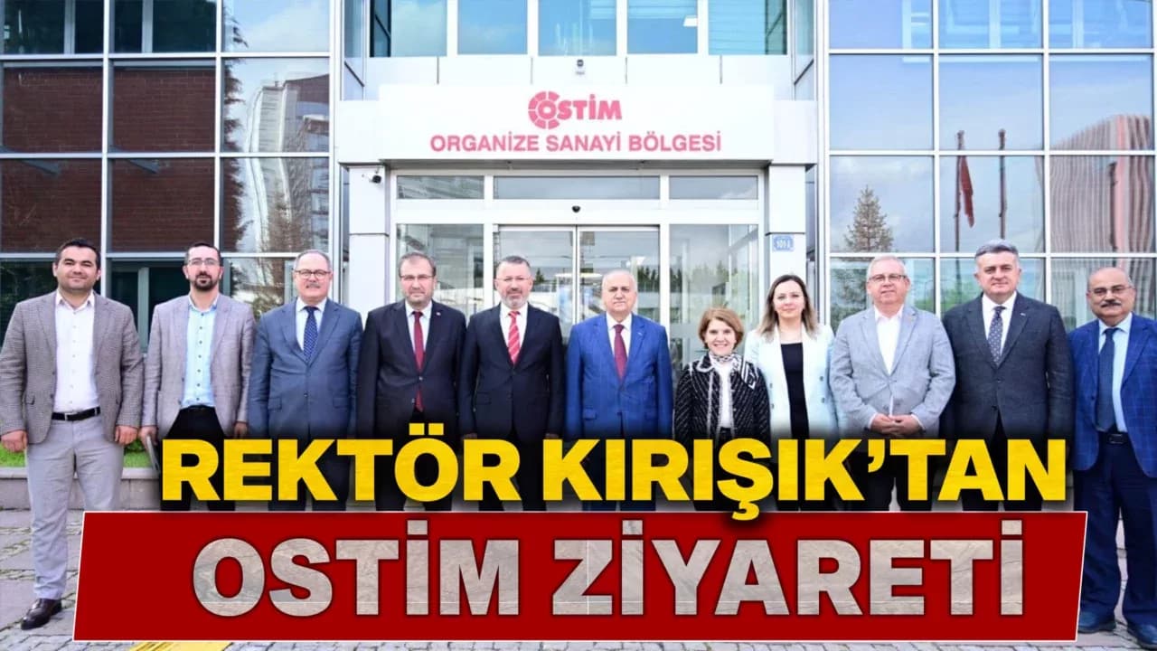 KBÜ ile OSTİM Arasında Stratejik İş Birliği Görüşmesi