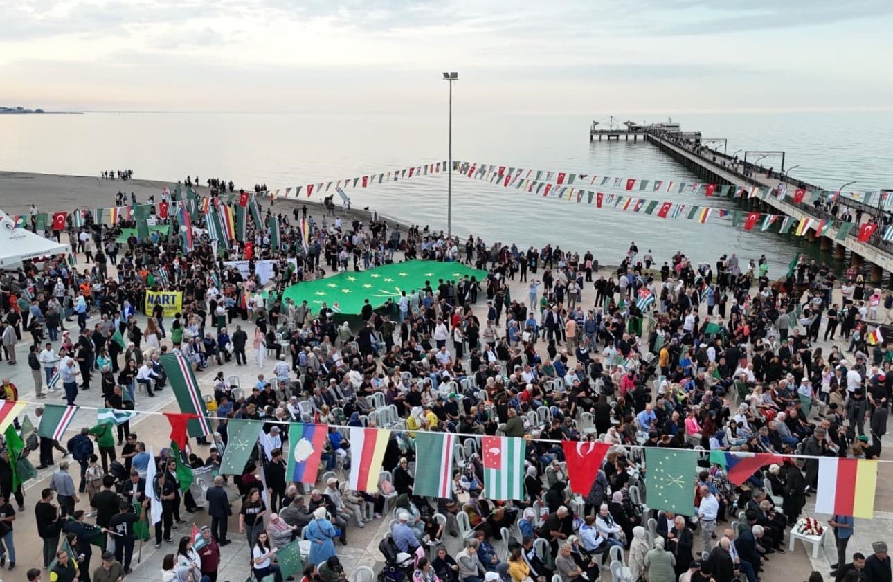Samsun’da Çerkes Soykırımı ve Sürgünü’nün 161. yılı anıldı