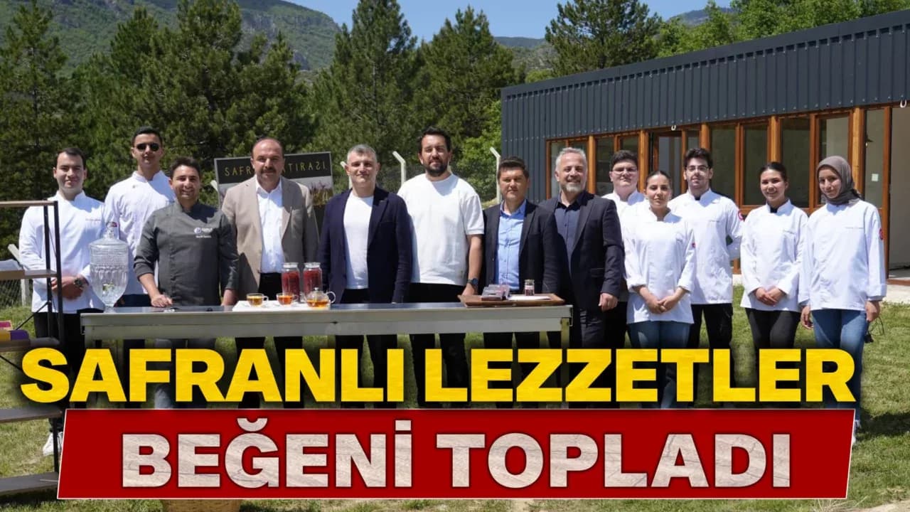 KBÜ'nün ÜNİDES Projesi ile safranlı lezzetler beğeni topladı
