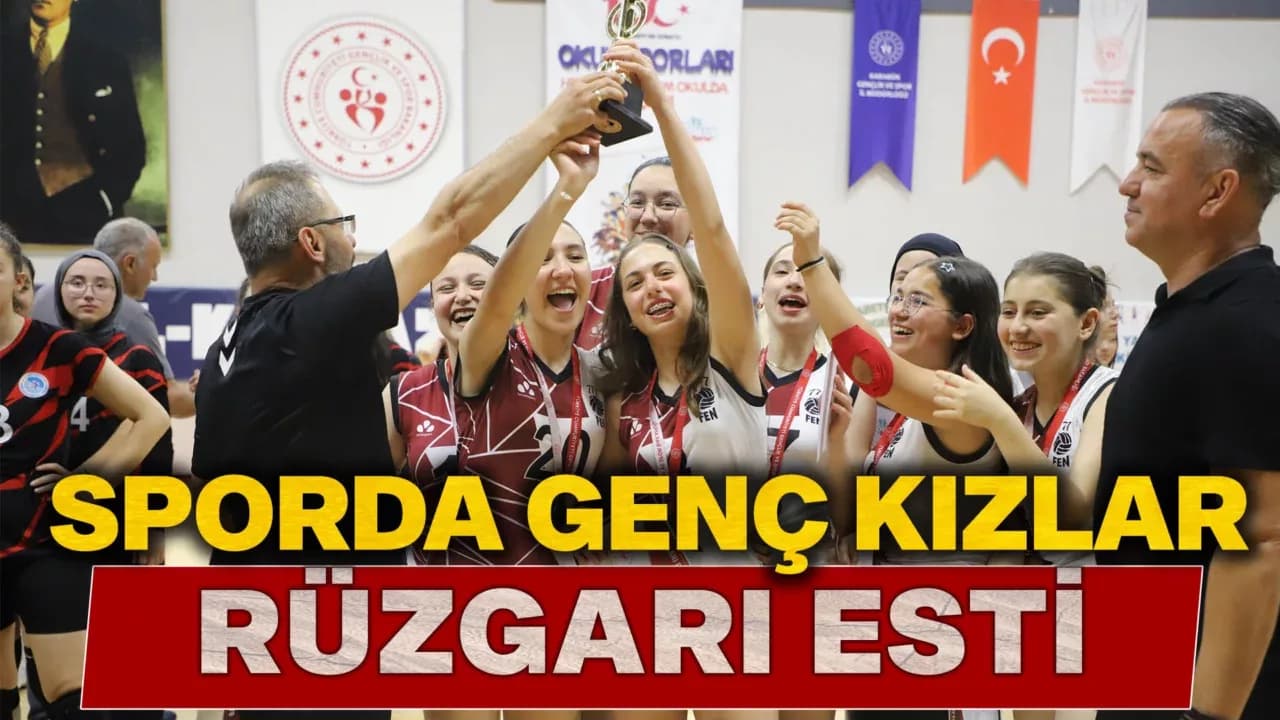 Okul Sporları Genç Kızlar B Voleybol Müsabakaları Sona Erdi