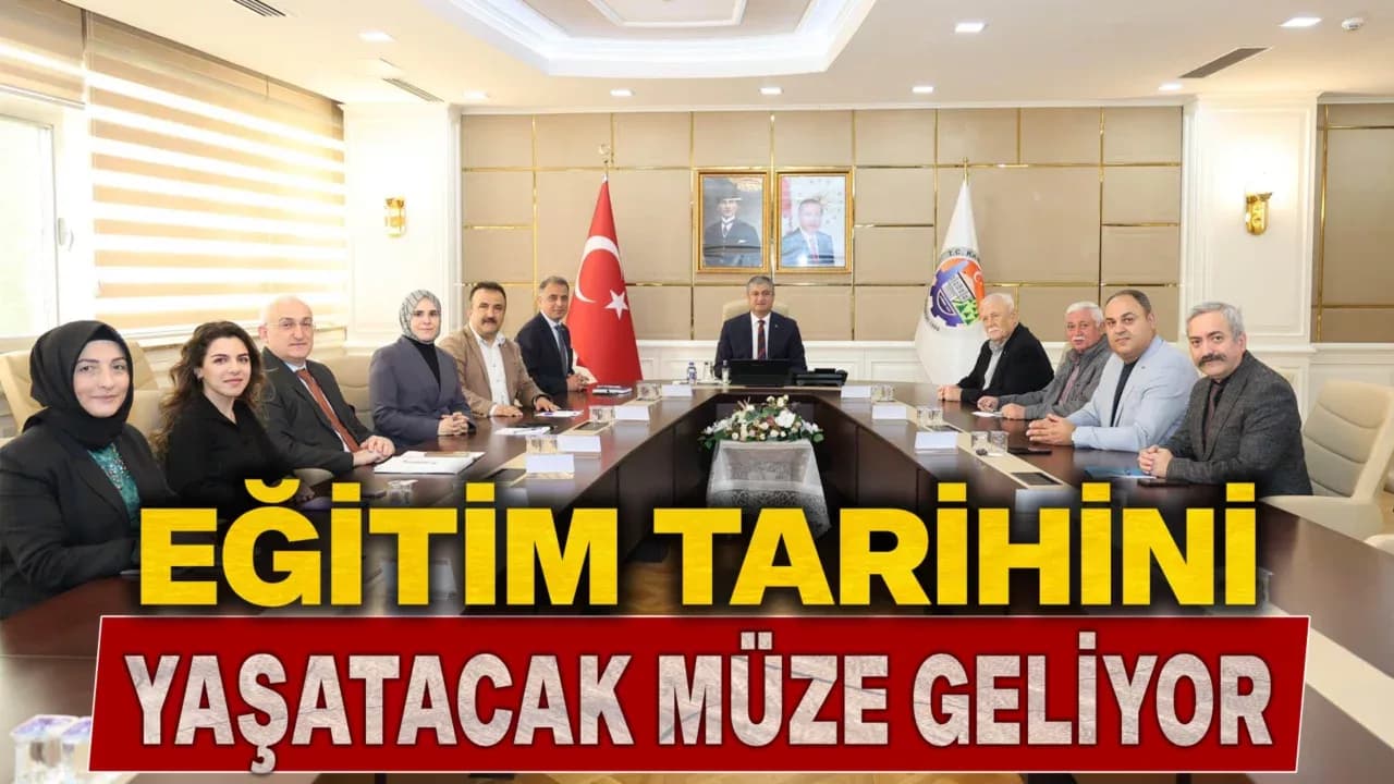 "Eğitim ve Kent Tarihi Müzesi" Projesi Değerlendirme Toplantısı Yapıldı