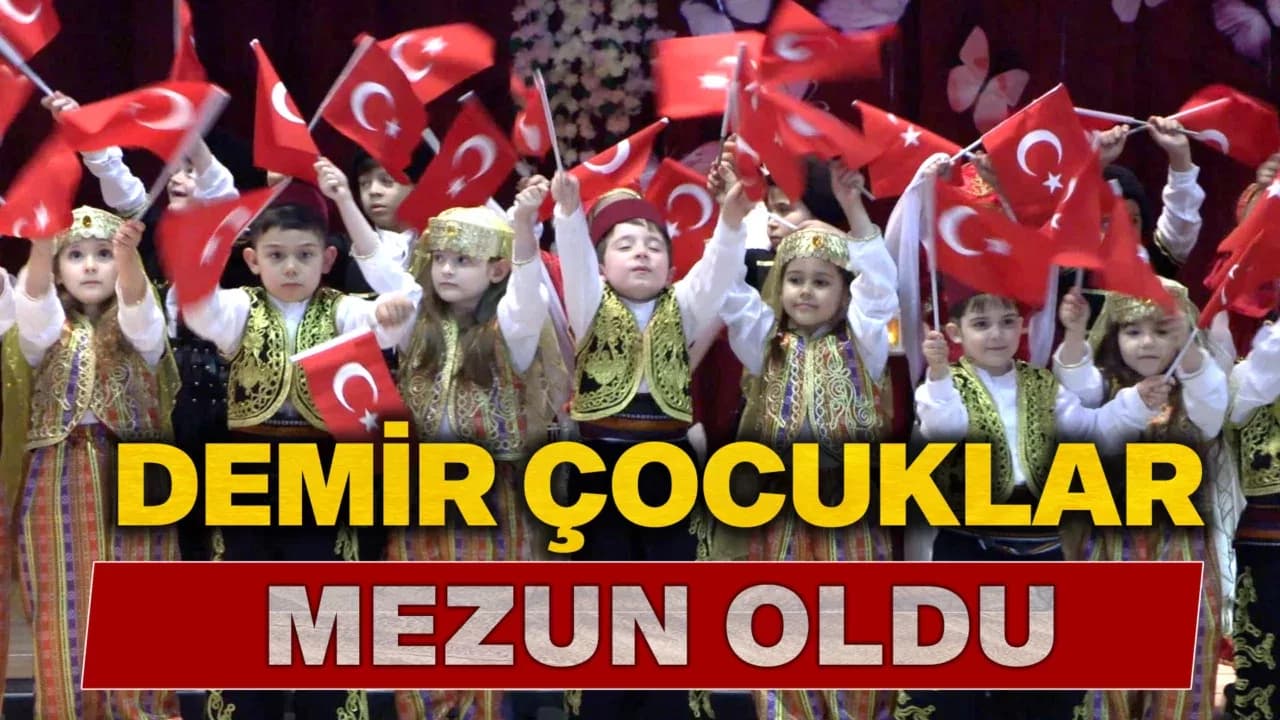 KBÜ Demir Çocuk Anaokulunda Mezuniyet Coşkusu