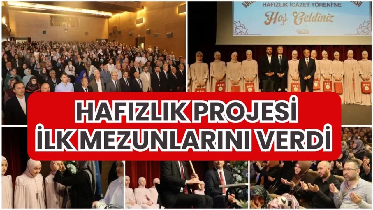 Karabük'te Hafızlık İcazet Töreni Düzenlendi