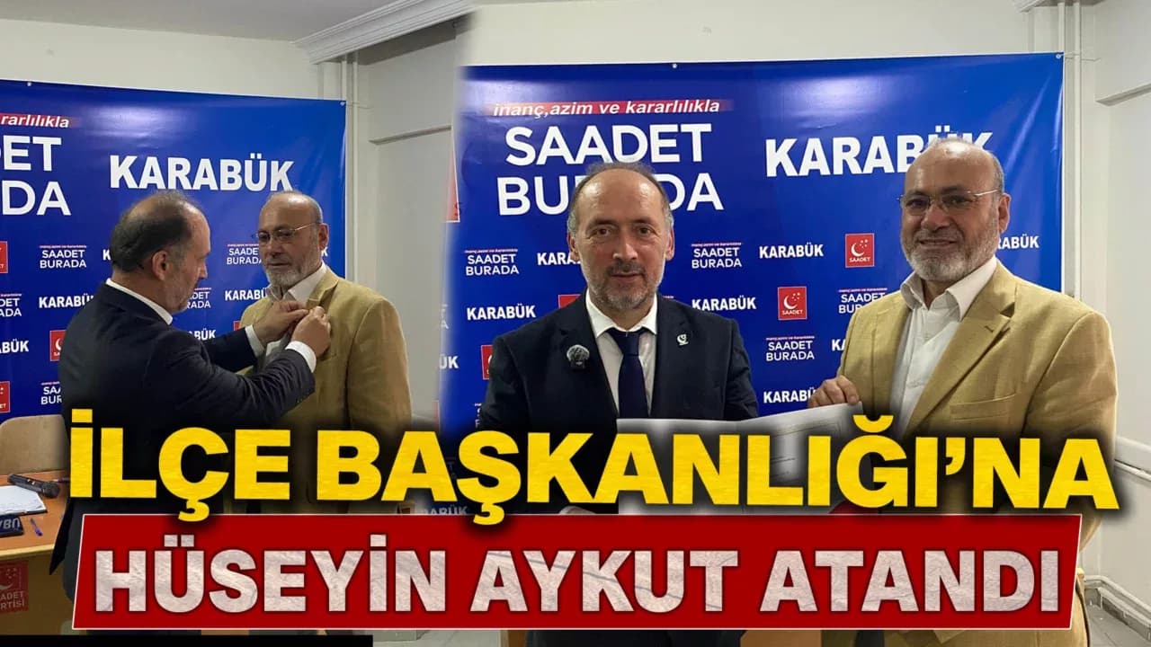 SP Eflani İlçe Başkanlığına Hüseyin Aykut Atandı