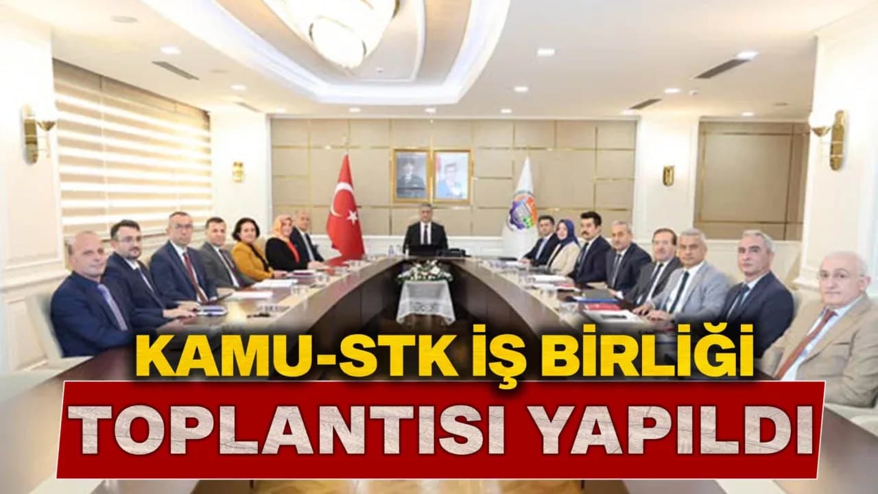 “Kamu-STK İş Birliği Projesi” Değerlendirme Toplantısı Gerçekleştirildi