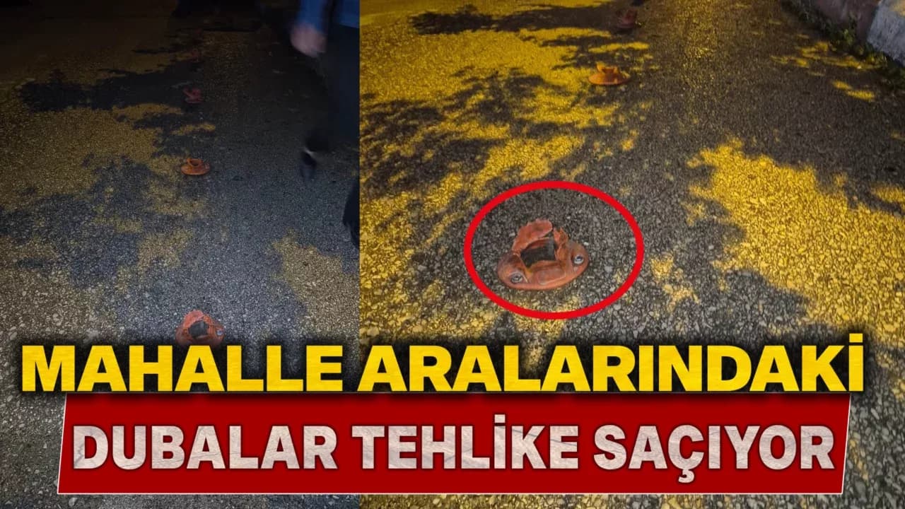Karabük'te Mahalle Aralarında Kırılan Dubalar Tehlike Saçıyor