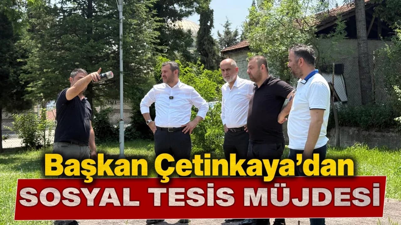 Karabük Belediye Başkanı Özkan Çetinkaya’dan 75. Yıl Mahallesi’ne Sosyal Tesis Yatırımı