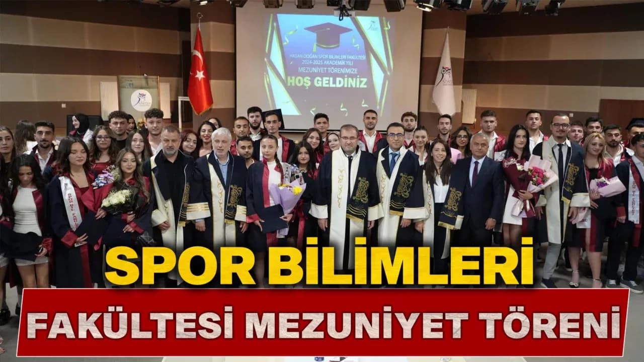 Spor Bilimleri Fakültesi 118 Mezununu Geleceğe Uğurladı