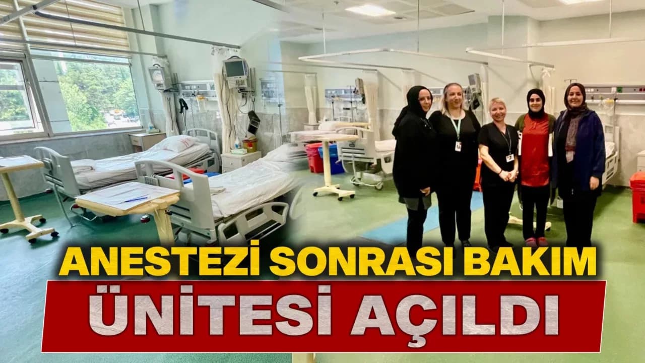 Milletvekili Şahin: "Anestezi Sonrası Bakım Ünitesi Hizmet Vermeye Başladı"