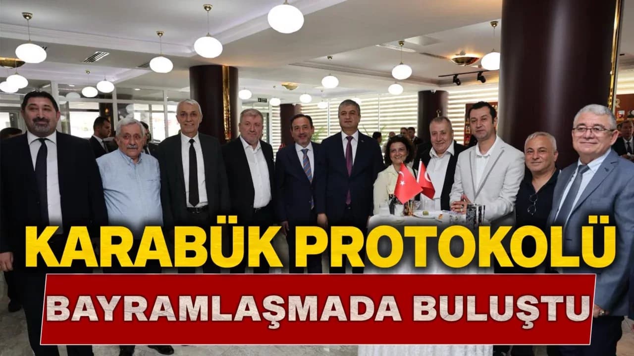 Karabük Protokolü Bayramlaşmada Buluştu