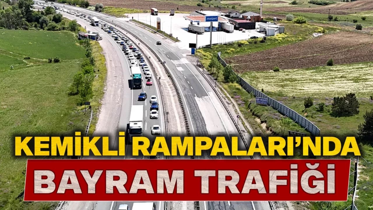 Kemikli Rampaları'nda tatil dönüşü yoğunluğu başladı