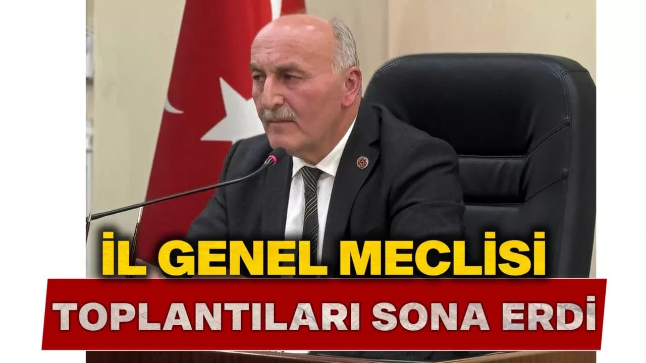 Haziran Ayı İl Genel Meclisi Toplantıları Sona Erdi