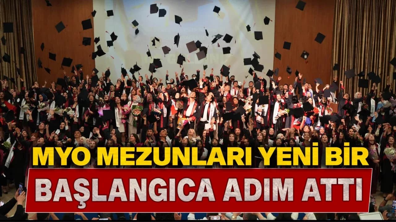 Sağlık Hizmetleri MYO Mezunları Yeni Bir Başlangıca Adım Attı