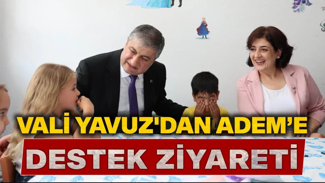 Vali Mustafa Yavuz ve Eşi Süreyya Yavuz'dan ADEM Ziyareti