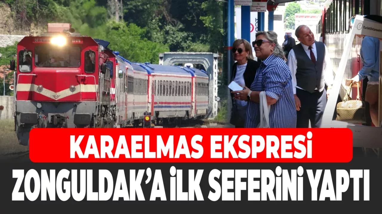 Turistik Karaelmas Ekspresi Zonguldak’a Ulaştı