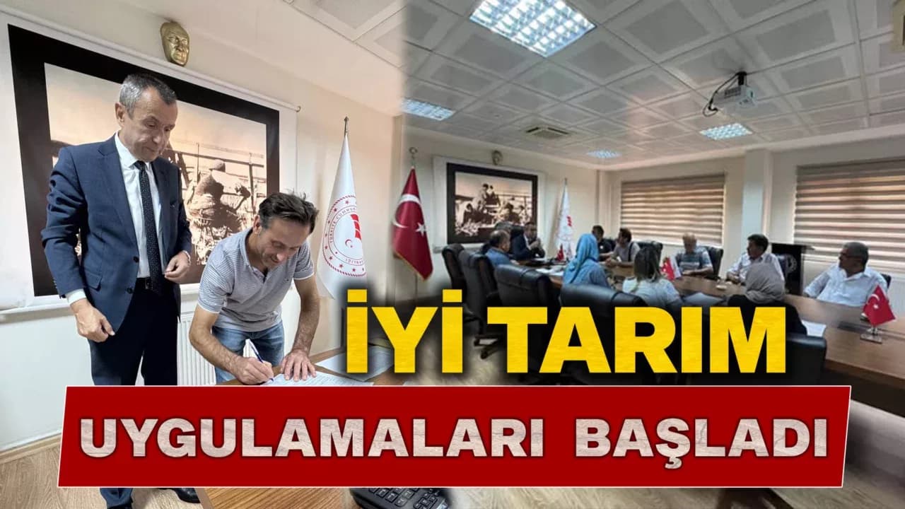 Karabük'te İyi Tarım Uygulamalar Çalışmaları Başladı