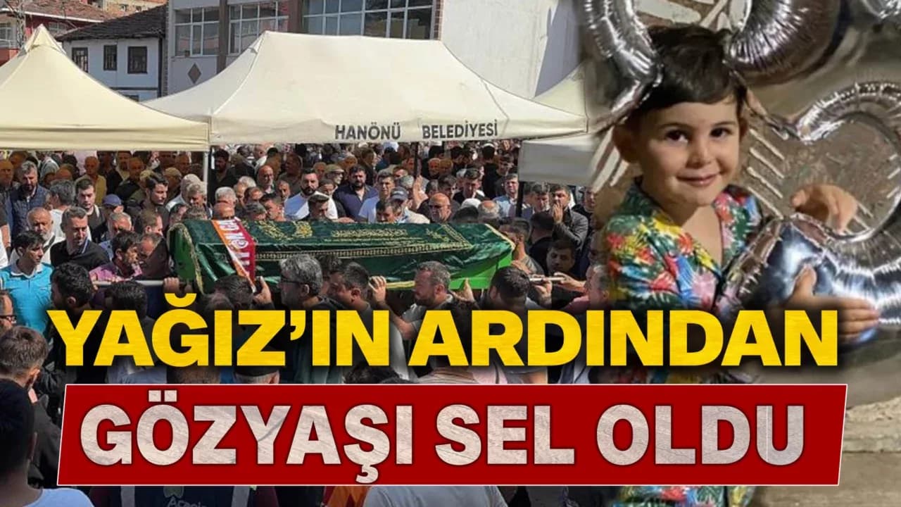 Feci kazada hayatını kaybeden 4 yaşındaki Yağız, toprağa verildi