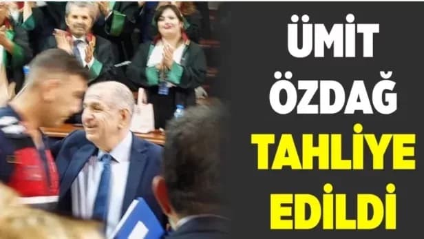 Zafer Partisi Genel Başkanı Ümit Özdağ tahliye edildi