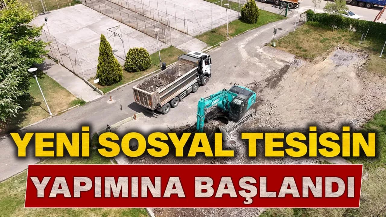 Karabük’te Yeni Sosyal Tesisin Yapımına Başlandı