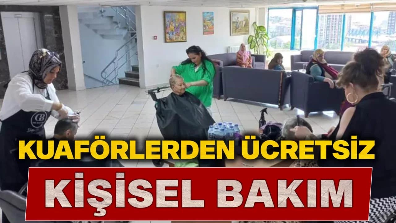 Berberler Odasından Huzuervinde kalan yaşlılara ücretsiz kişisel bakım