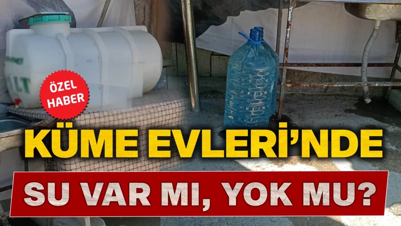 Safranbolu Çay Küme Evleri’nde Su Sıkıntısı İddiası