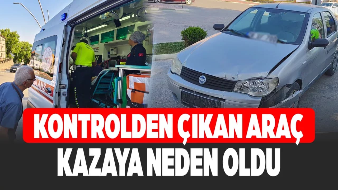 Safranbolu'da Kontrolden Çıkan Otomobil 3 Araca Çarptı: 1 Yaralı