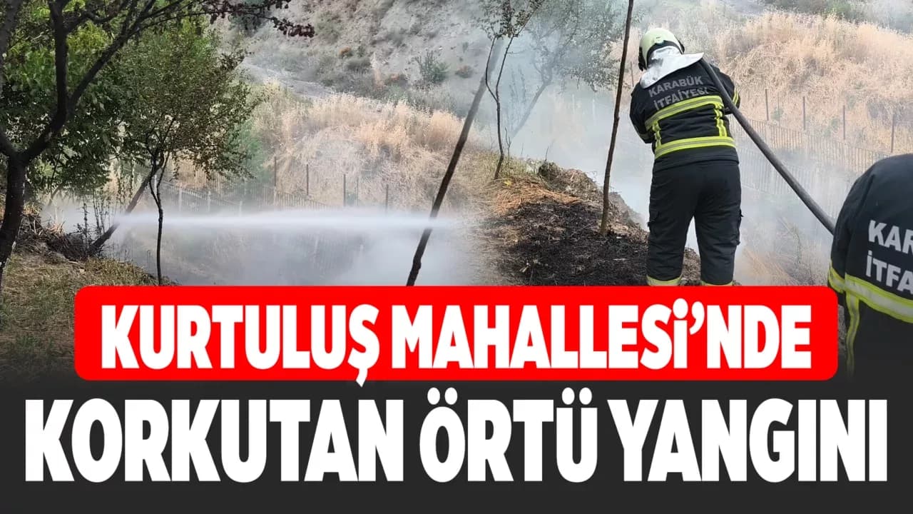 Karabük'te Yangın Büyümeden Söndürüldü