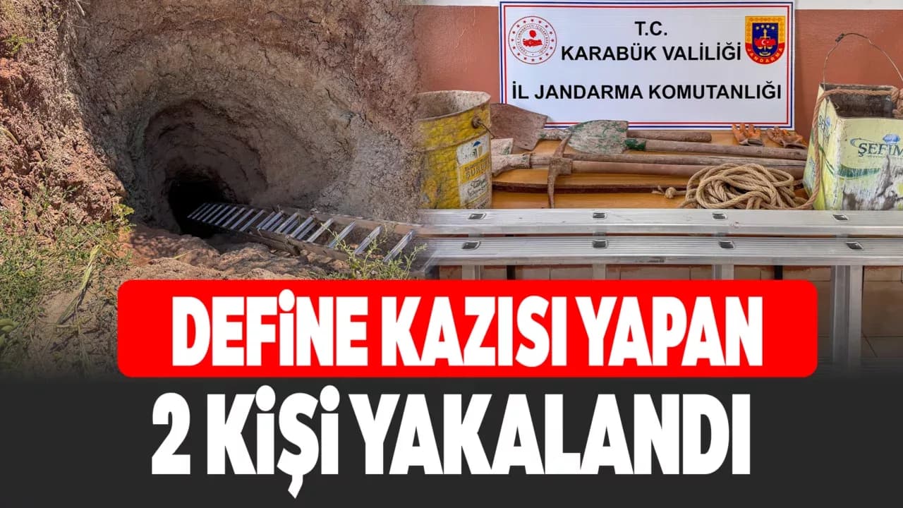 Ovacık'ta izinsiz kazı yapan 2 kişi suçüstü yakalandı