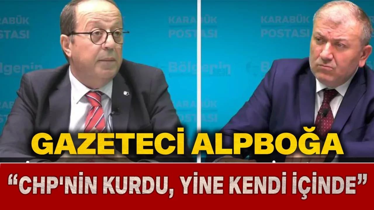 Gazeteci Alpboğa'dan Başkan Köse ve CHP’ye Sert Eleştiri