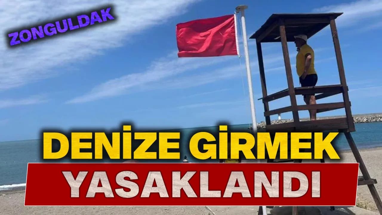 Zonguldak'ın tatil beldesinde denize girmek yasaklandı