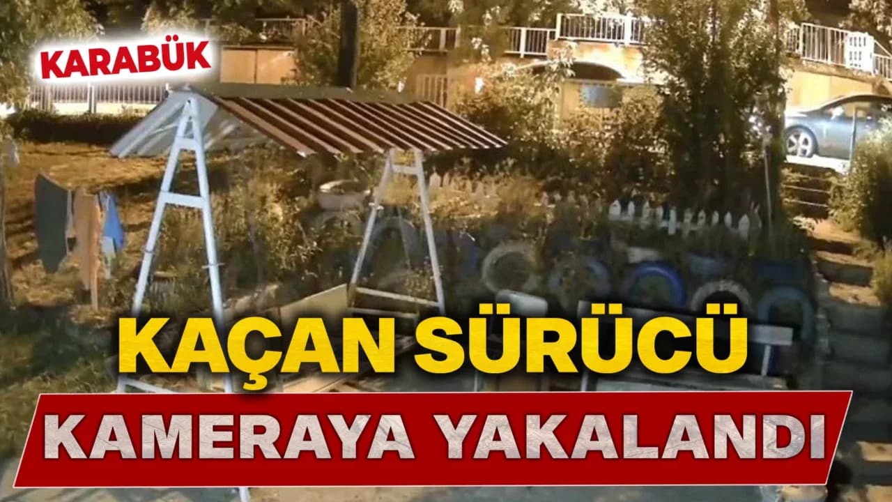 Park halindeki otomobile çarpıp kaçtı