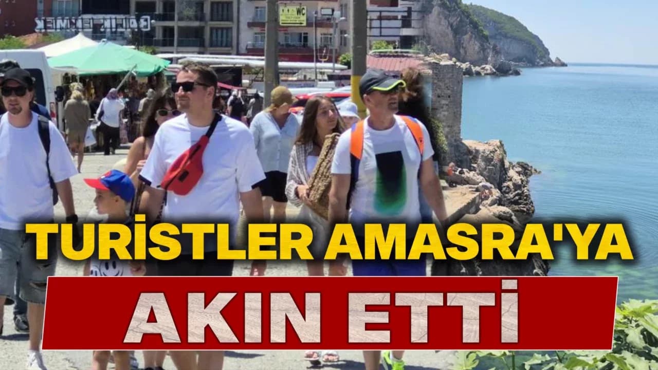 Rus turistler Amasra'ya akın etti