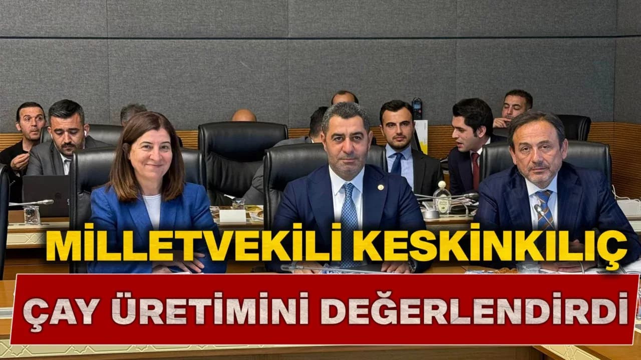 AK Partili Keskinkılıç, Çay Üretimini Değerlendirdi