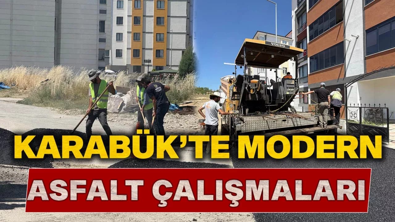 Asfalt Çalışmalarına Devam Ediyor
