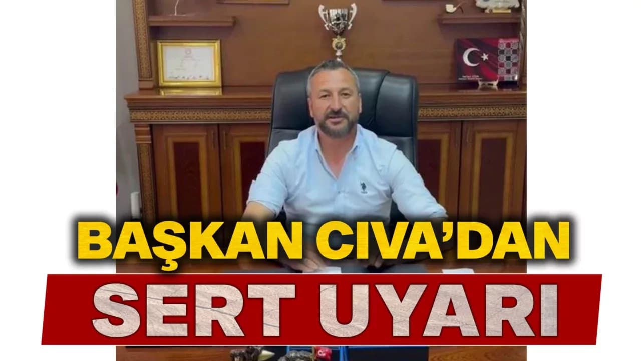 Başkan Cıva'dan kaçak su kullanımıyla ilgili uyarı:"Kimsenin gözünün yaşına bakmayacağız"