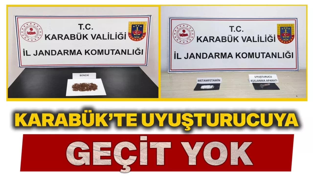 Karabük’te Uyuşturucu Operasyonları