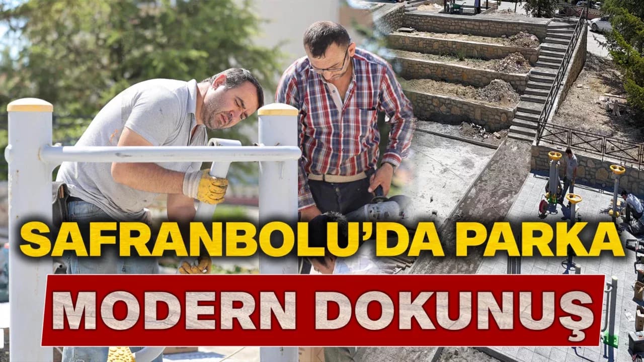Safranbolu Belediyesinden Park Yenilemesi