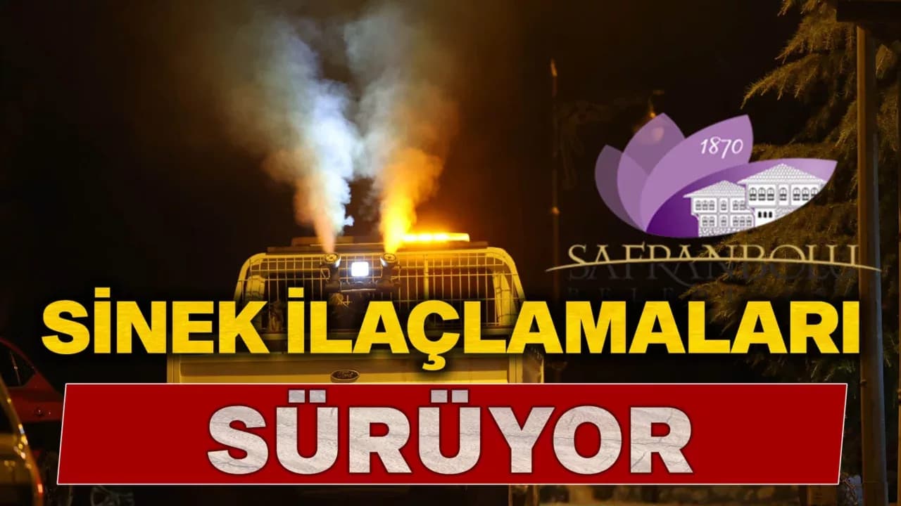 Safranbolu’da Sinek İlaçlamaları Devam Ediyor