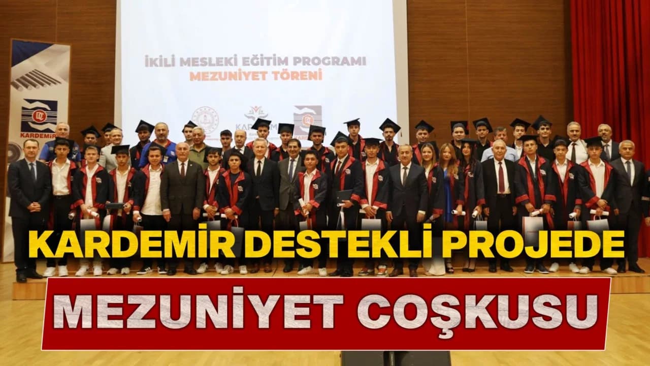 "İkili Mesleki Eğitim" Projesinin İlk Mezunları Verildi