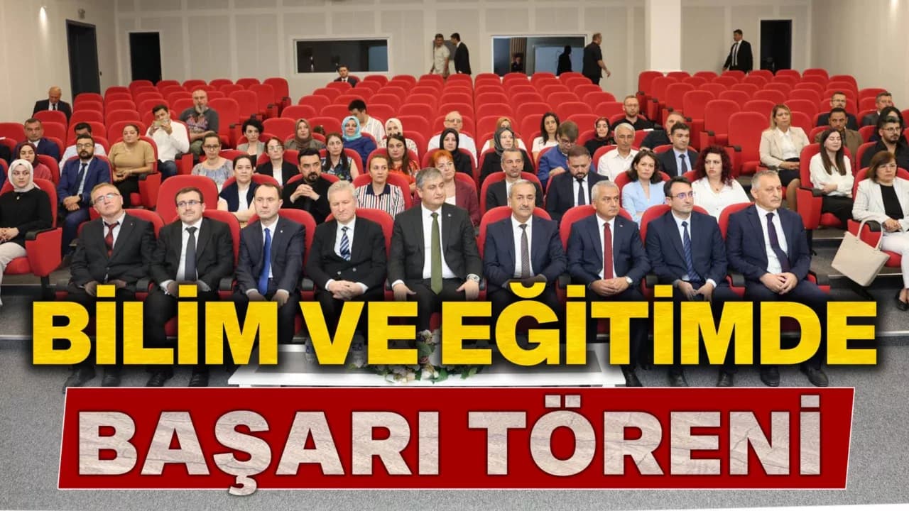 Bilim Şenliği Başarı ve Teşekkür Belge Töreni Düzenlendi