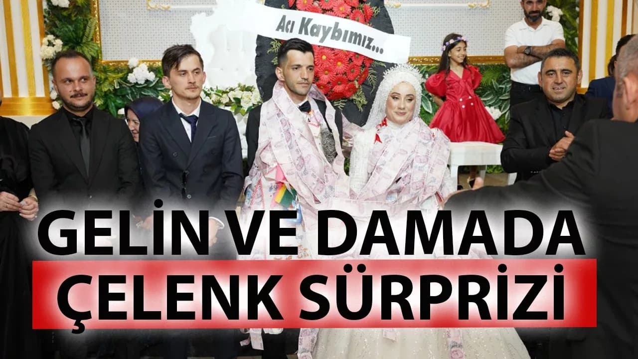  Düğünde Şaşırtan Sürpriz: "Acı Kaybımız" Çelengi Gülüşlere Neden Oldu