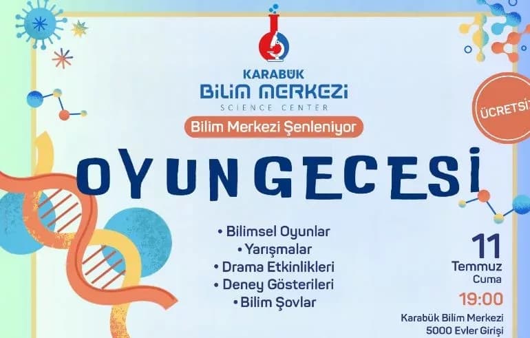 Belediyeden Çocuklara Bilim Dolu Yaz Akşamı