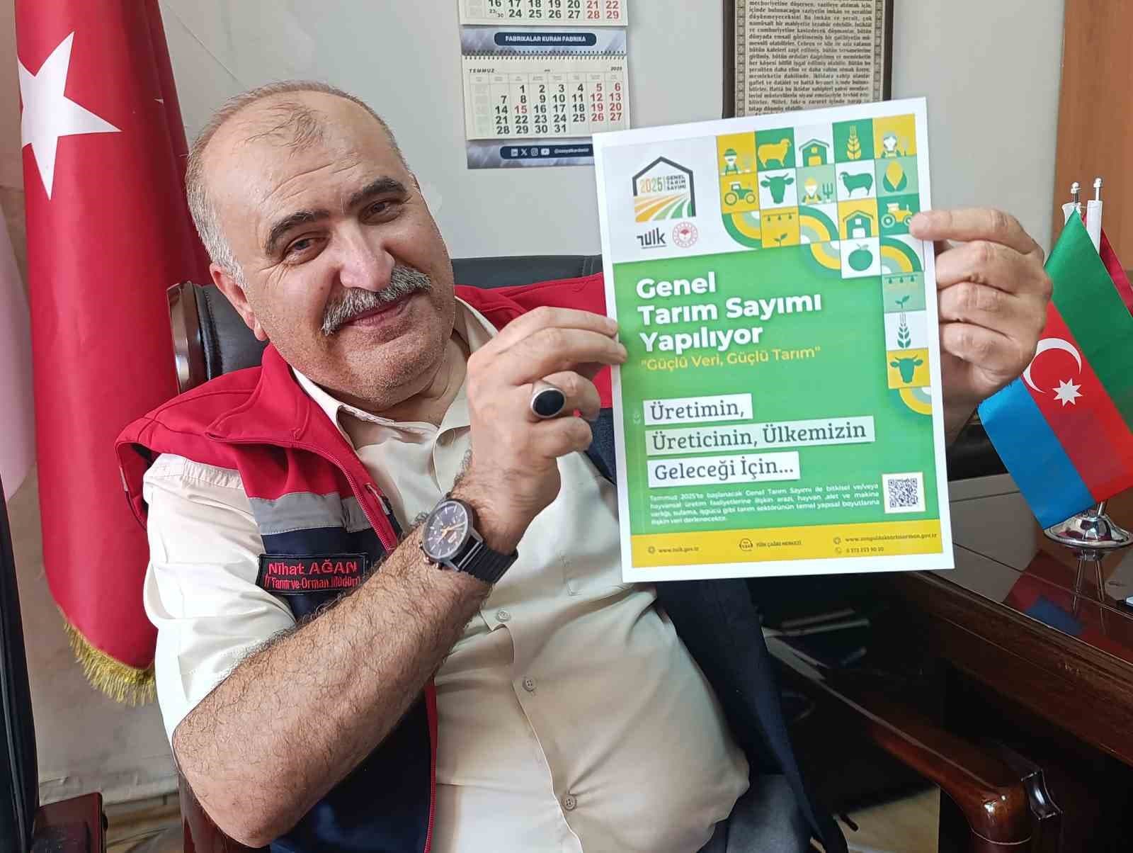 Zonguldak’ta tarım sayımı başladı