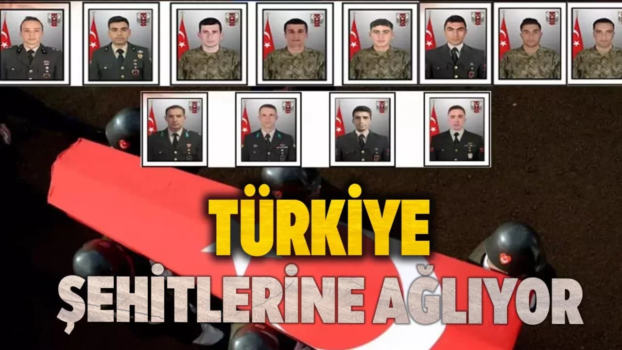 Türkiye Şehitlerine Ağlıyor