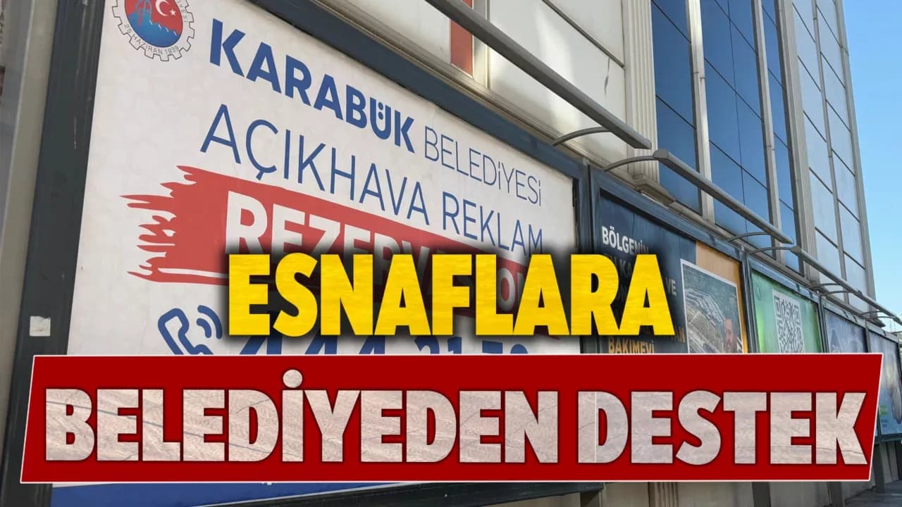 Karabük Belediyesi’nden Esnafa Destek