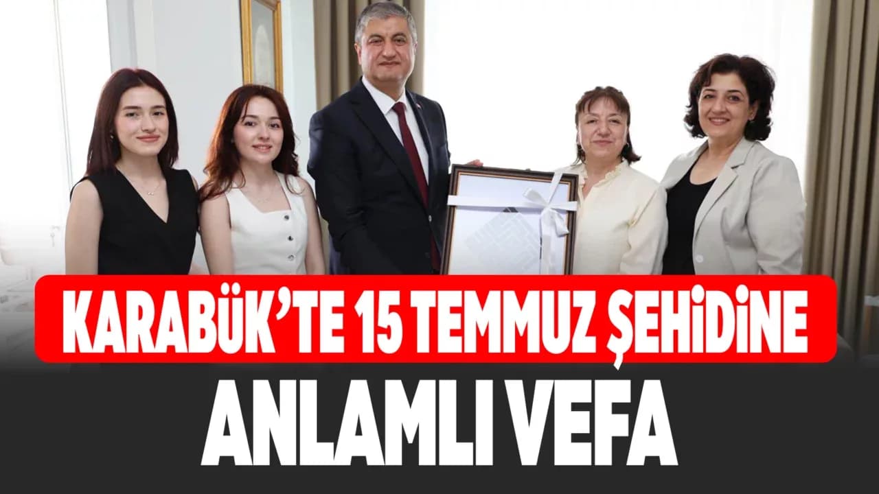 Karabük Valisi Mustafa Yavuz ve Eşi, 15 Temmuz Şehidi Metin Arslan’ın Ailesini Ziyaret Etti