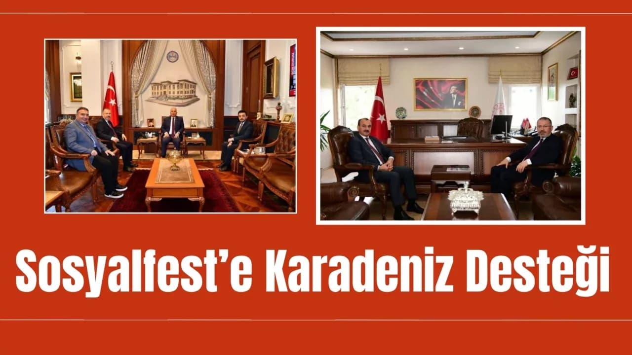 Rektör Kırışık, Trabzon'da Sosyalfest 2025 için görüşmeler gerçekleştirdi