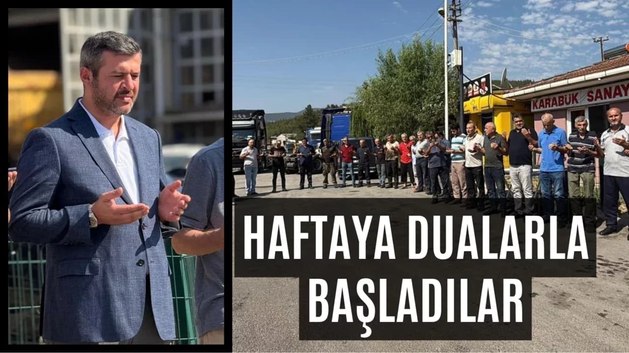 Karabük Cumayanı Sanayi Sitesi’nde Esnaf Duası Gerçekleştirildi