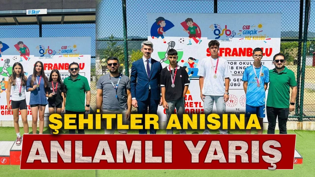 15 Temmuz Şehitleri Anısına 400 Metre Koşusu Düzenlendi