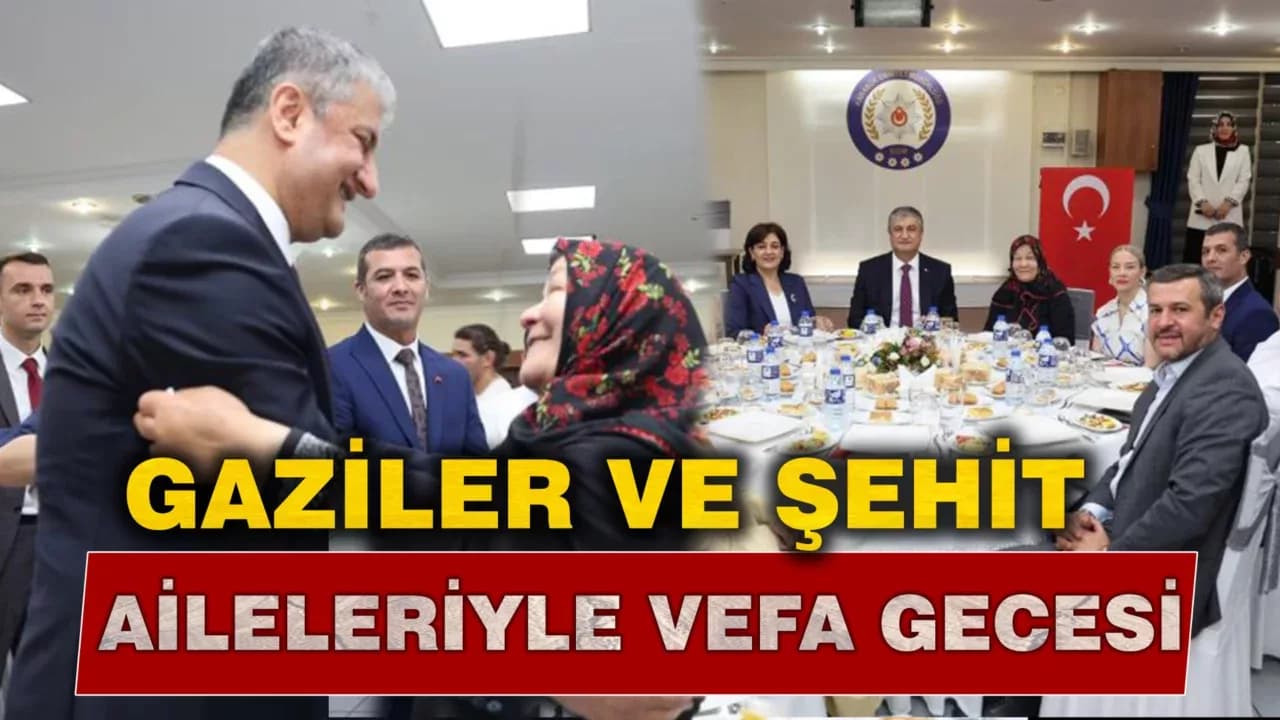 Şehit Aileleri ve Gaziler Onuruna Yemek Programı Düzenlendi